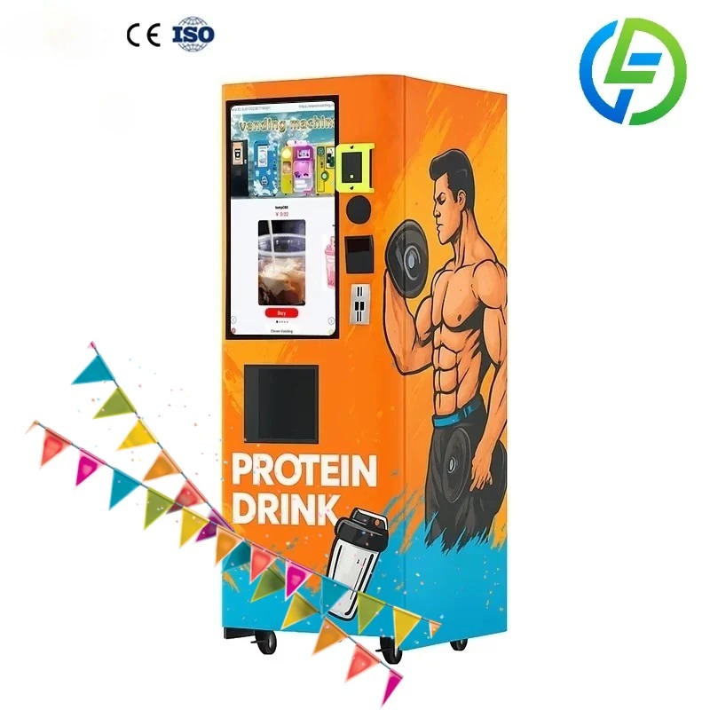 Nutrition In Fitness - Máquina expendedora automática personalizada de proteínas,