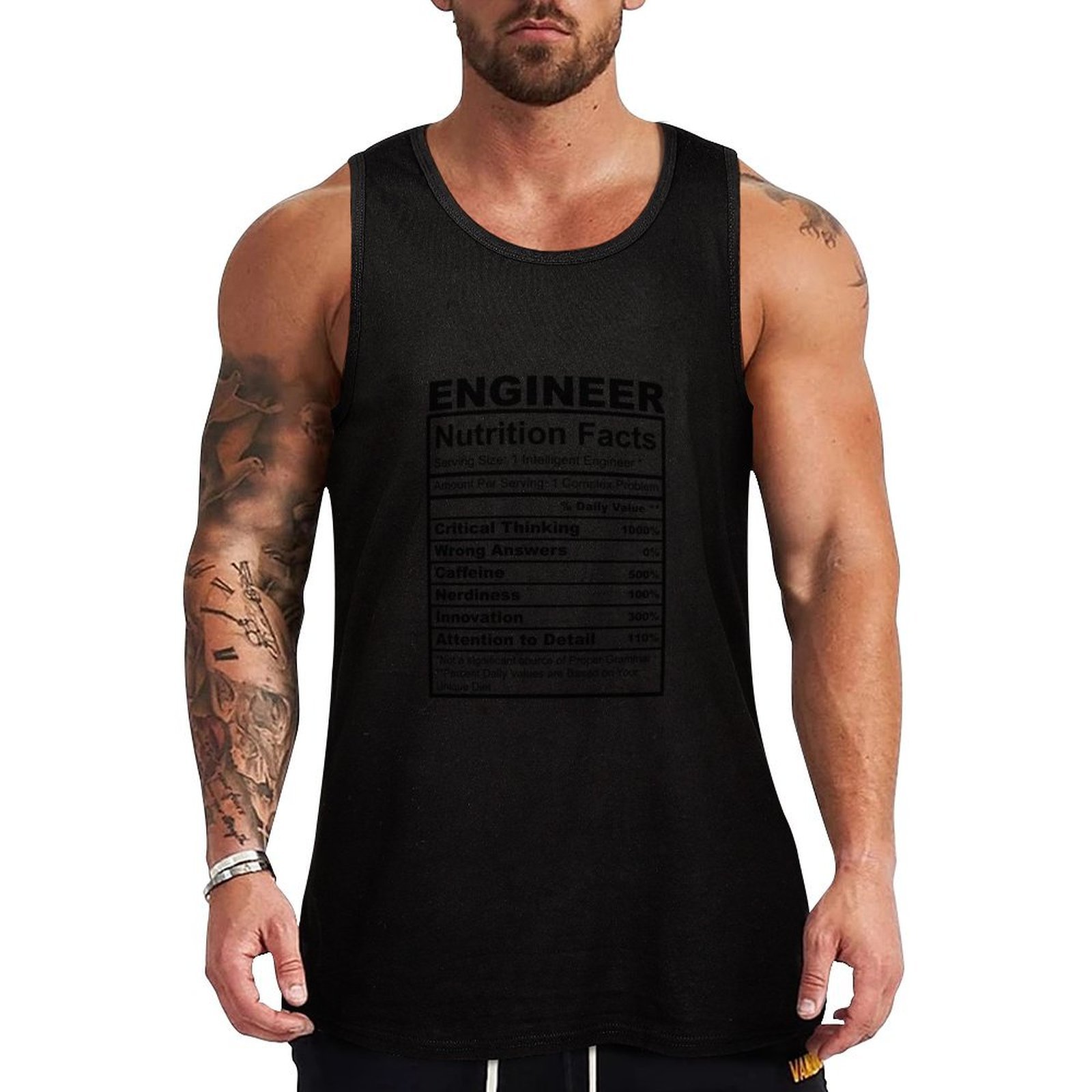 Nutrition In Fitness - Camiseta divertida para regalo de ingeniero,